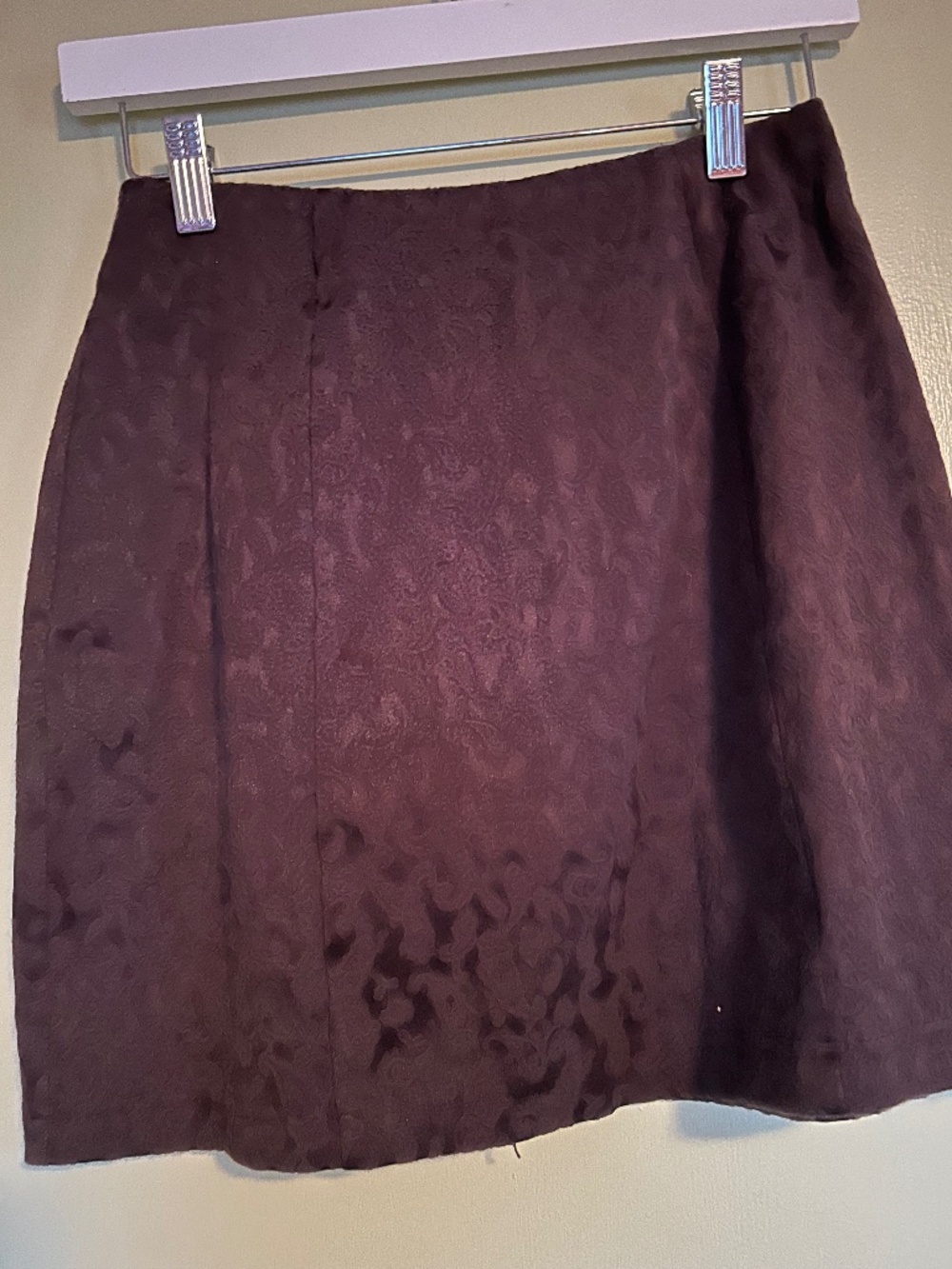 Compagnie Internationale Express brown paisley style skirt